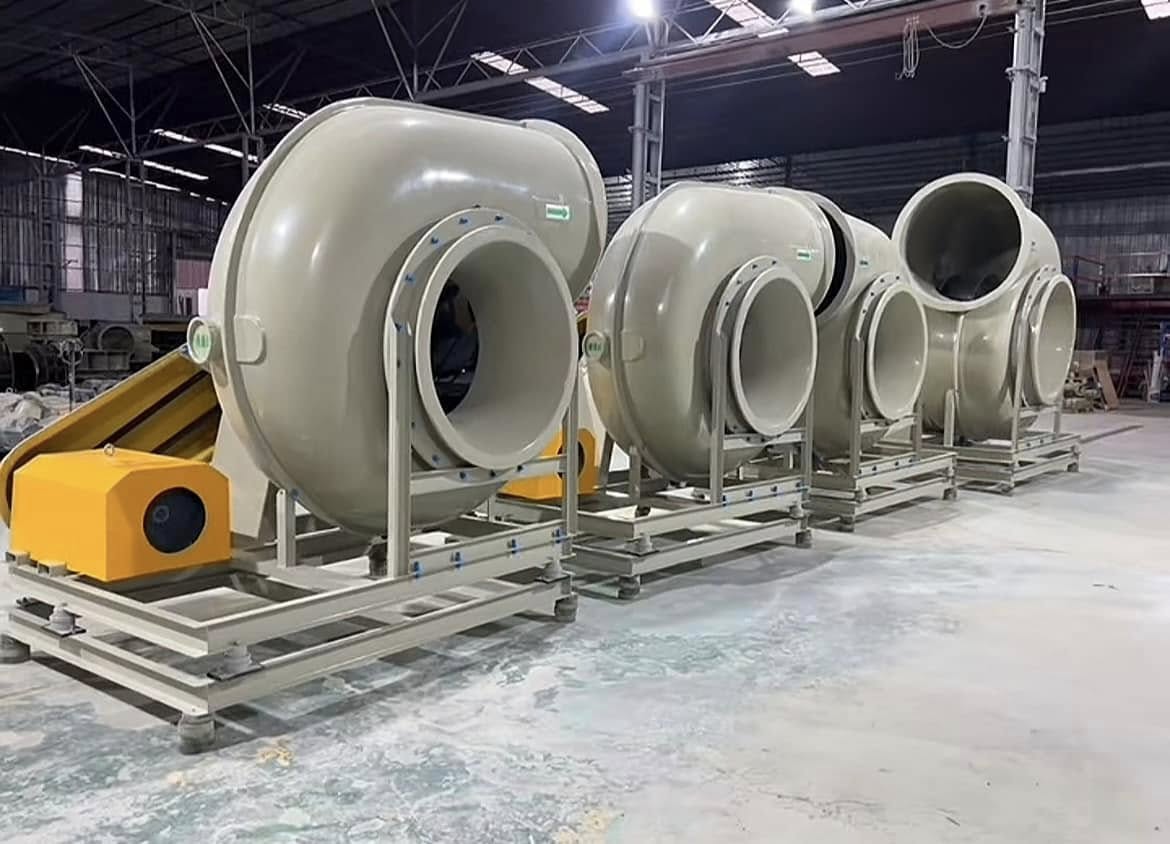 Megafan HT: Quạt chịu nhiệt lò nung